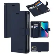 Mercury Goospery Mansoor Wallet Flip Case For Apple iPhone 13 Mini (5.4") - Navy