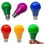 Colorful LED Globe Light Bulbs A60 Lamps 5W E27 B22 For Home Party Decor 220V