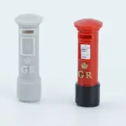 Model Railway Postbox - OO Gauge Pillar Box - 1:76 Hornby Scale Royal Mail Box