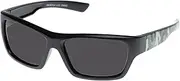 [Cancer Council] Male Swordfish Kids Black Camo Wrap Sunglasses