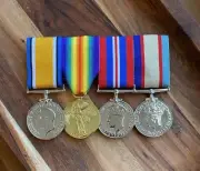 Replica Medals, British War Medal, Victory Medal, War, Australian Service,WWI