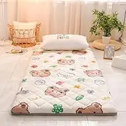 Japanese Floor Mattress, Portable Folding Tatami Soft and Comfortable Futon Mat, for Travel Camping Children's(K,90 * 190cm)