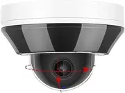 6MP PTZ Dome Security IP Camera POE 2.8-8mm 3X Zoom H.265 IP66 CCTV Surveillance Cam