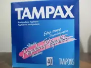 Vintage 1998 Tampax Tampons REGULAR 1 pack of 40