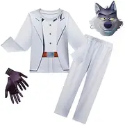 The Bad Guys Mr. Wolf Outfits Adventure Movie Cosplay Movie Cosplay for Boys' Kid's Halloween Carnival World Book Day Performance Educational Dress Up School E
