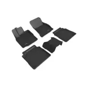 3D MAXpider for LEXUS LS RWD 2018-2024 KAGU BLACK R1 R2 Floor Mat- 5PC-3d_L1LX0 (for: Lexus)