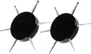 Nail Art Dotting Tools Set 2 Pack Circular Dotting Pen 6 Sizes Brush Set Versatile for Acrylic Nails Creative Projects