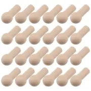 25PCS Entryway Wood Peg Hook Entryway Wall Hangers Shaker Peg Coat Rack