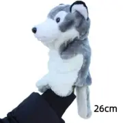 Soft Plush Toy Animal Wolf Children Storytelling Play Hand Puppet Enlightenment