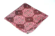 Lord R Colton Masterworks Pocket Square - Tangier Ruby Woven Silk - $75 New