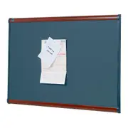 Quartet Prestige 90x120cm Fabric Diamond Mahogany Bulletin Board Stationery