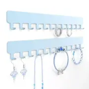 Necklace Organizer Wall Mount: Wall Necklace Hanger with Hooks for Tangle-Free