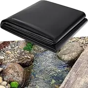 Pond Liner Underlay 1x6m 3x6m 5x8m 7x10m 8x12m 10x15m Impermeable Pond Lining for Streams Fountains Waterfall and Artificial Lake, Garden Fish Pond Membrane(2x3m(6.5x9.8ft))