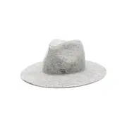 [Ruslan Baginskiy] Ruslan Baginskiy Logo-appliqué Fedora Hat S GREY