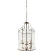 Arcadia 3 Light Pendant Satin Chrome - ARCA3PSC