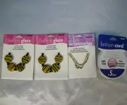 Beads Lot Craft Bundle Bulk Bracelet Necklace DIY Chain 50 ft Clear Stretch Cord