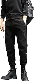 [Generic] Boy Sock and Autumn Japanese Overalls Casual Pants Go with Simple High Street Fashion Personality Function Wind Multi Bag Pants Flat Front Pants