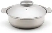 Miyazaki Works stainless steel tabletop pot DONABE 18cm Silver DN-18S
