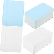 jojofuny 200Sheets Blank Cards Portable DIY Flashcards for Vocabulary Learning Note Taking and Memo Writing for Students Teachers and Travelers