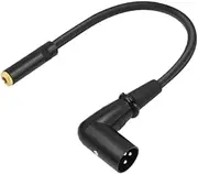 Ｓｉｍｈｏａ Compact XLR to 3.5mm Adapter Cable, 1/8 inch Mini Jack to XLR, 30cm, 3.5 TRS to XLR Male