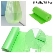 Camping Festival Toilet Bags Biodegradable and Hygienic 5 Rolls of 75 Bags Each