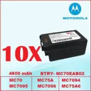 Motorola Lot of 10 BTRY- MC70EAB02 4800mAh High Capacity Battery MC70 7095 7090