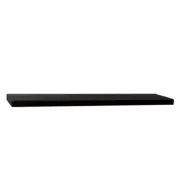 8 In. D X 24 In. L X 1-1/4 In. H Slim Shelf in Black