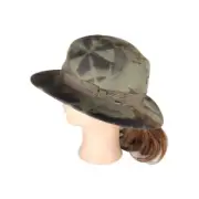 BAILEY of Hollywood Men's CURTIS Camo LiteFelt 100% Wool Fedora Hat NWT