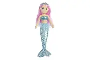 Aurora Enchanting Sea Sparkles Crystal Stuffed Doll - Imaginative Play - Magical Companions - Blue 18 Inches