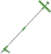 EZONEDEAL Standing Weeder Root Tool, 3 Claw Weeder Manual Weed Puller Lightweight Weed Remover, Plant Root Remover,Garden Weed Puller,Lawn Stainless Steel Claws Hand Tool (Green)