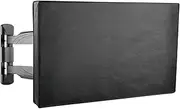Outdoor TV Cover Waterproof UV Dustproof for Patio Flat Television Cover - Display Screen Protector Outside LED LCD OLED HD Screens TVs Weatherproof fits 46" 47" 48" inch (Black), (46" - 48" inch)