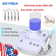 LED Dental Ultrasonic Piezo Scaler with 5*Tips fit EMS Cavitron Light Handpiece