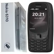 BNIB Nokia 6310 (2021) Dual SIM 8MB ROM + 16MB RAM Black Unlocked 2G OEM