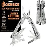 Gerber Gear Suspension-NXT 15-in-1 Multi-Tool Pocket Knife Set - EDC Gear and Equipment Multi-Tool with Pocket Clip - Stainless Steel