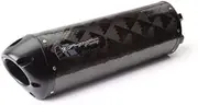 Two Brothers Racing Honda VFR1200F (2010-13) Black Series V2 Slip-On with M-2 Carbon Silencer (for use with Optional OEM Saddlebags) 005-2870407V2-B