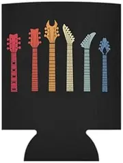 Beer Can Cooler Sleeve Hilarious Nostalgic Musicians Bassist Guitars Enthusiast Humorous Old-Fashioned Accordionist Performing Fan Regular Can