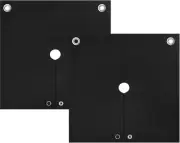 Welding Blanket Fireproof, 2 Packs Opening Shape Welding Mat, Heat Resistant Sol