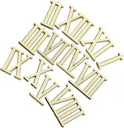 ORFOFE Roman Numerals Clock Hands 2.3cm DIY Wall Clock Replacement Parts Electroplated Numerals Set for Display