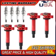 UF316 4 Ignition Coil & Spark Plug For Toyota Yaris Prius Echo Scion 90919-02240 (for: Toyota)