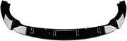 ATATANN Car Front Spoiler Lip Lower Splitter Blade Guard Plate Compatible for Mercedes Benz A Class W176 2013-2015 Anti-Collision Automotive Modification(Glossy black1)