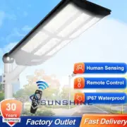 1200W Luces Solares 1120LED Lampara de Calle Para Jardin Exterior Dusk to Dawn