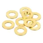 9Pcs Brass Flat Washer, M10 10 x 20 x 2mm Fenders Washers Assortment