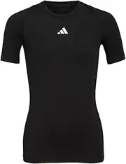 [adidas] Boys' Moisture Wicking Techfit Compression Shirt Short Sleeve