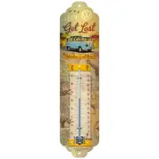 Nostalgic Art 28x6.5cm Wall Thermometer Temperature Metal VW Bulli Lets Get Lost