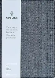 Collins Ruled Notebook, Size B6, Grey