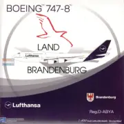 NGM78027 1:400 NG Model Lufthansa B747-8 Reg #D-ABYA (pre-painted/pre-built)