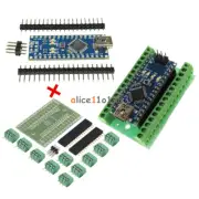 Nano V3.0 5V Micro-controller CH340G+Terminal Adapter Sheild Board for Arduino