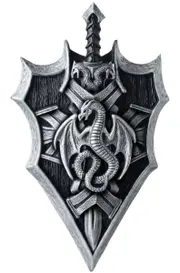Dragon Lord Costume Shield & Sword
