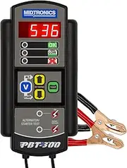 Midtronics - 12V Advanced Automotive Battery Diagnostic Tool Electrical System Tester, PBT-300-100-1400 CCA Battery Load Tester Cranking and Charging System-Conductance Testing-Service Diagnostics