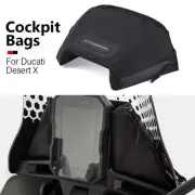 For Ducati Desert X 2022 2023 2024 Storage Bag Tool Bag Windscreen Cockpit Bag